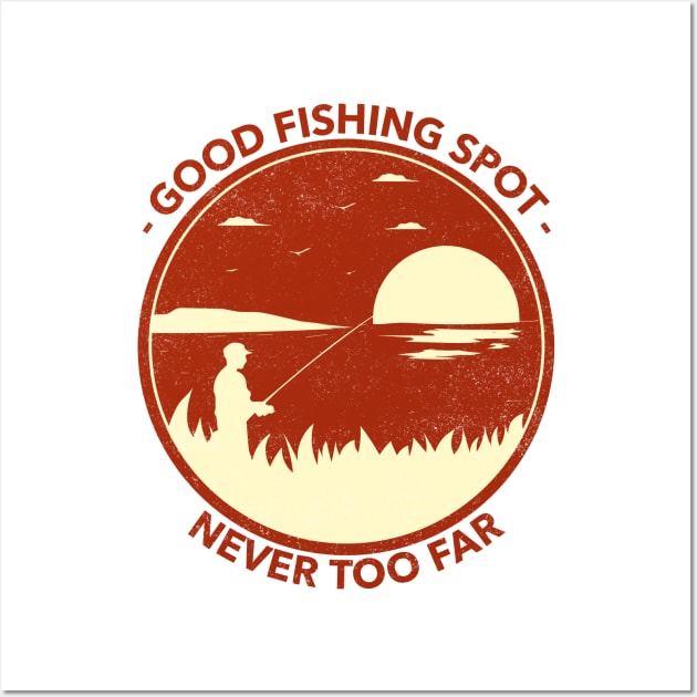 Good fishing spot (day) Wall Art by Roadkill Creations